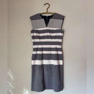 Tommy Hilfiger - Nautical Blue & White Stripped dress - Size 4